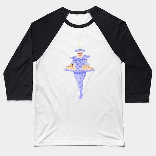 Victoria Scone as High Tea drag Baseball T-Shirt by rachaelthegreat